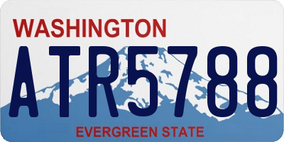 WA license plate ATR5788