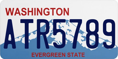 WA license plate ATR5789