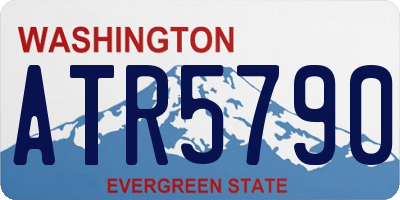 WA license plate ATR5790
