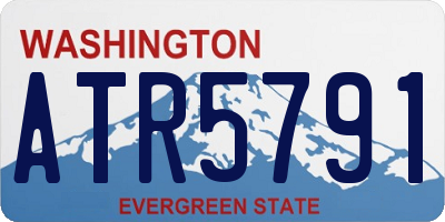 WA license plate ATR5791