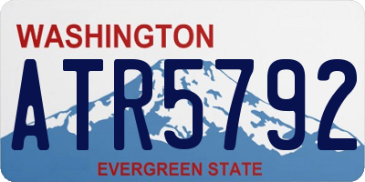 WA license plate ATR5792
