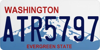 WA license plate ATR5797