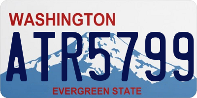 WA license plate ATR5799