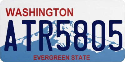 WA license plate ATR5805