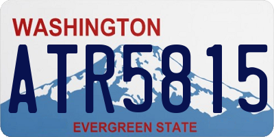 WA license plate ATR5815