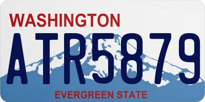 WA license plate ATR5879