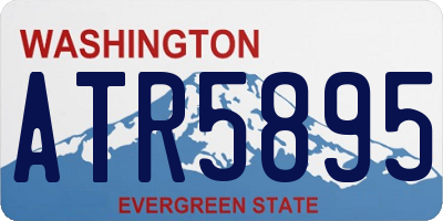 WA license plate ATR5895