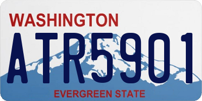 WA license plate ATR5901