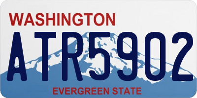 WA license plate ATR5902