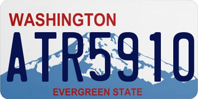 WA license plate ATR5910