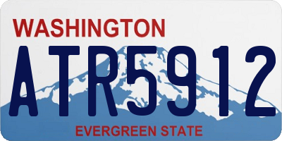 WA license plate ATR5912