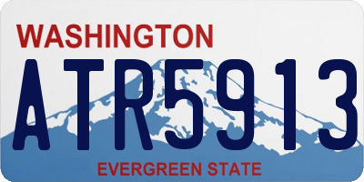 WA license plate ATR5913