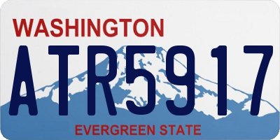 WA license plate ATR5917