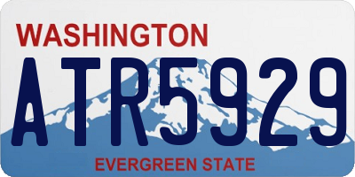 WA license plate ATR5929