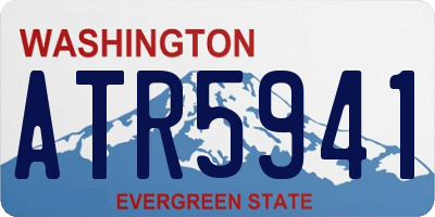 WA license plate ATR5941