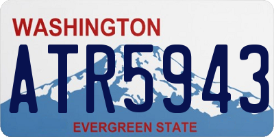 WA license plate ATR5943