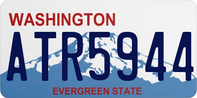 WA license plate ATR5944