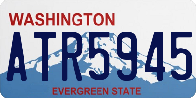 WA license plate ATR5945