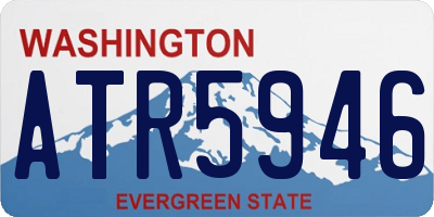 WA license plate ATR5946