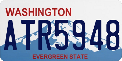 WA license plate ATR5948