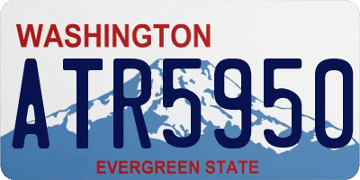 WA license plate ATR5950