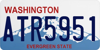 WA license plate ATR5951