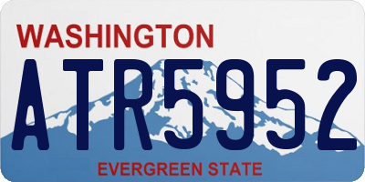 WA license plate ATR5952
