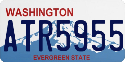 WA license plate ATR5955