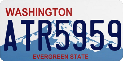 WA license plate ATR5959