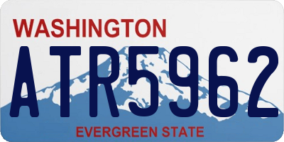 WA license plate ATR5962