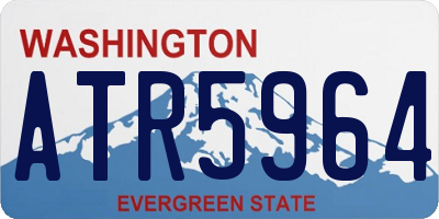WA license plate ATR5964