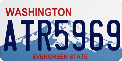WA license plate ATR5969