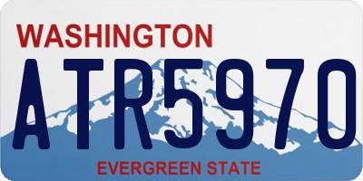 WA license plate ATR5970
