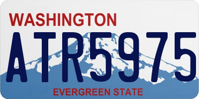 WA license plate ATR5975