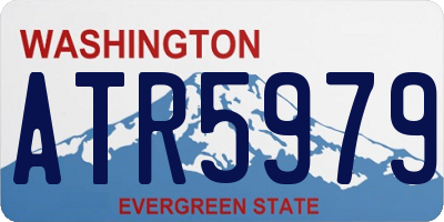 WA license plate ATR5979