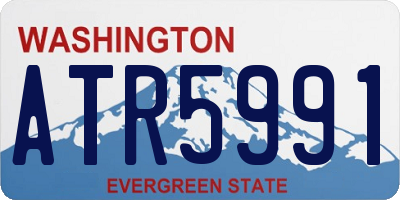 WA license plate ATR5991