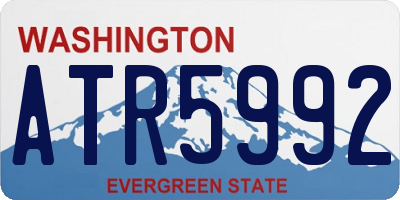 WA license plate ATR5992