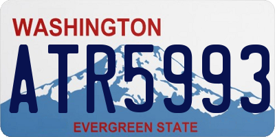 WA license plate ATR5993