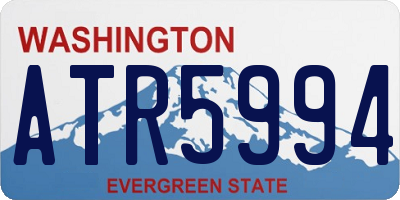 WA license plate ATR5994