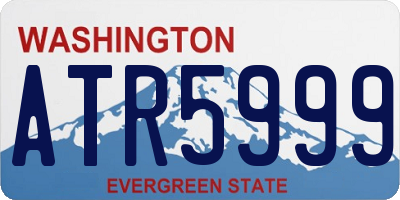 WA license plate ATR5999