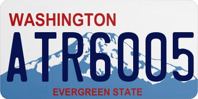 WA license plate ATR6005