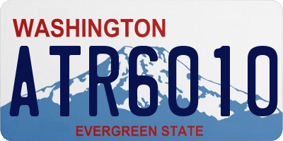 WA license plate ATR6010