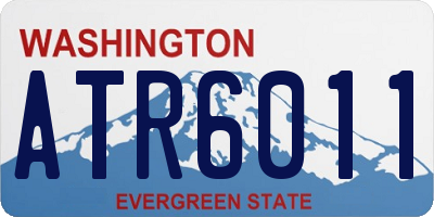 WA license plate ATR6011