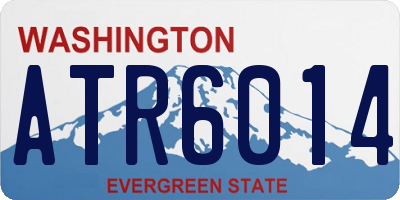WA license plate ATR6014