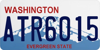 WA license plate ATR6015