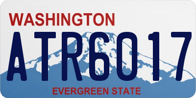 WA license plate ATR6017