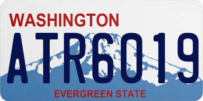 WA license plate ATR6019