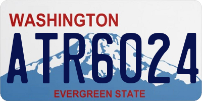 WA license plate ATR6024