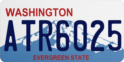 WA license plate ATR6025
