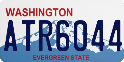 WA license plate ATR6044